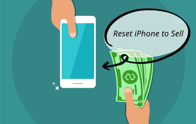 reset iphone to sell