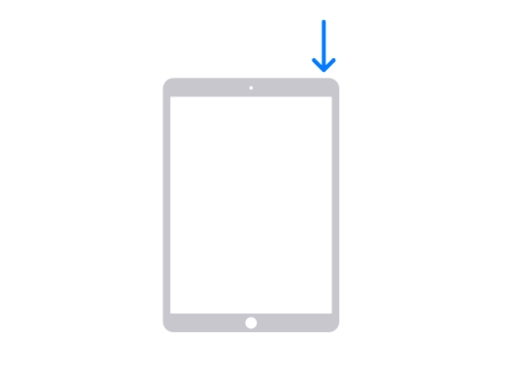 restart ipad with a home button