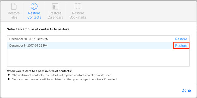recover iphone 11 contacts icloud
