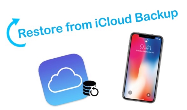 restore iphone from icloud backup without reset