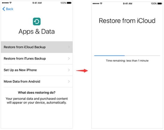 recover lost contacts on iphone from icloud backup