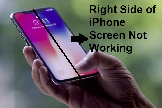 fix right side of iphone screen not working