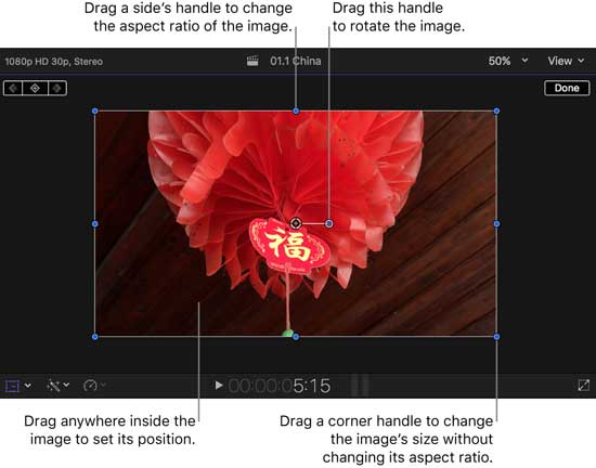 rotate video in final cut pro