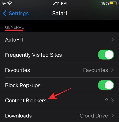 safari content blocker