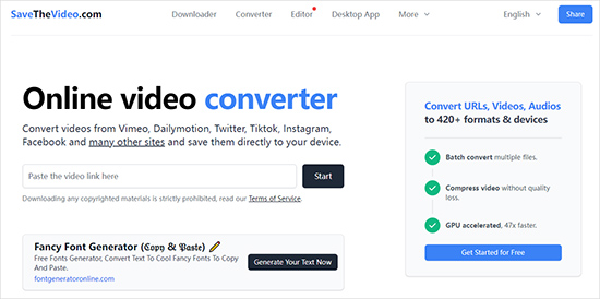 savethevideo