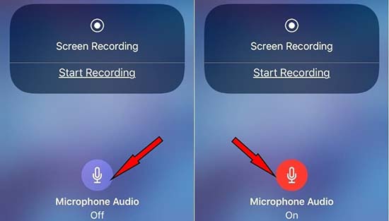 turn on microphone audio