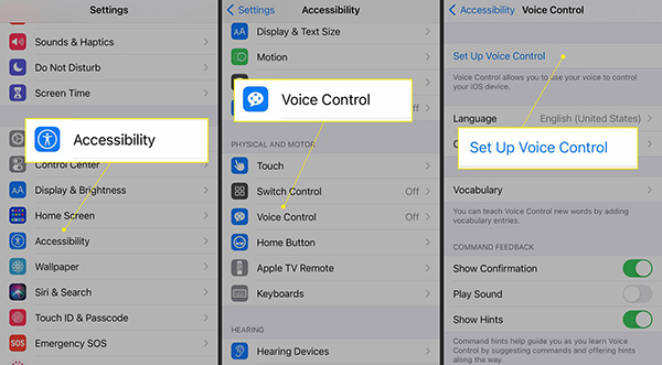 set up voice control