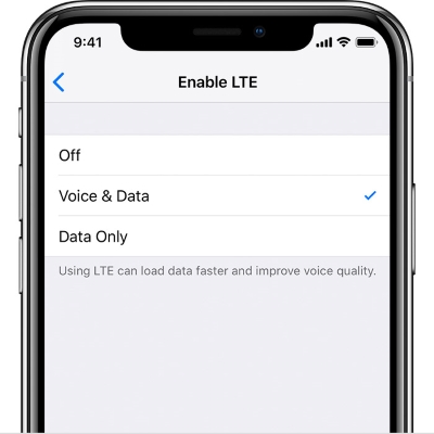 turn off lte