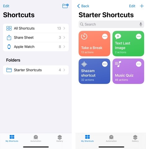 run official shortcuts before unofficial ones