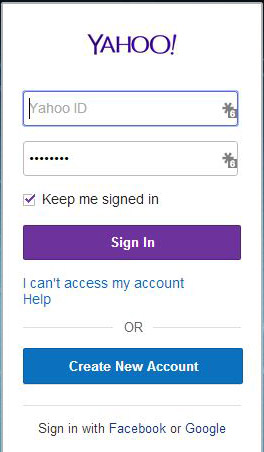 resign in yahoo account