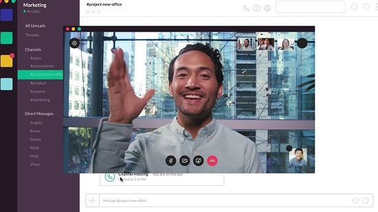 use slack to chat