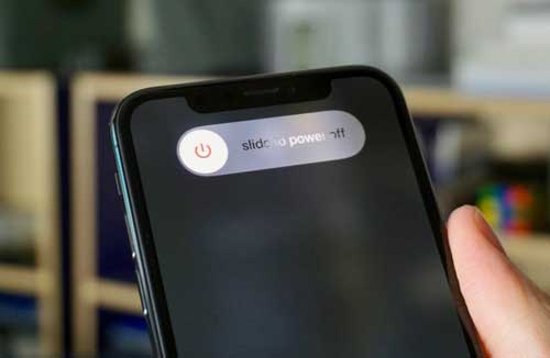 slide to power off iphone