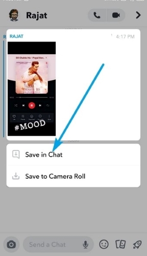 save snapchat data