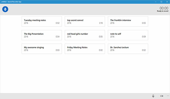 sound recorder app