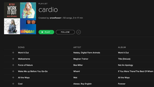 spotify workout music download