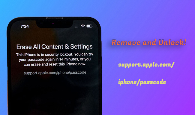 Unlock 'Support Apple com iPhone Passcode' [5 Ways]