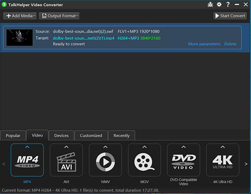 talkhelper video converter