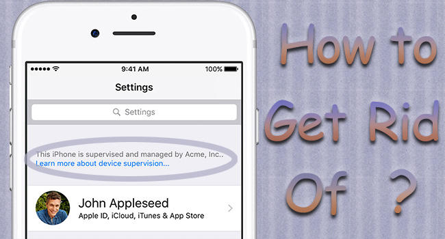 this iphone is supervised by another computer