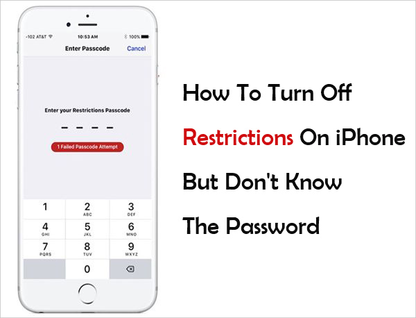 turn of restrictions on iphone