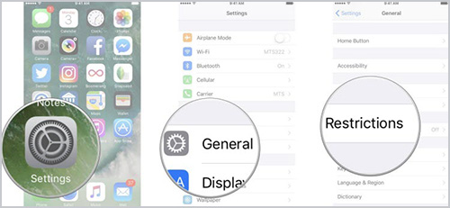 disable restrictions