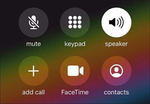 turn on speaker mode