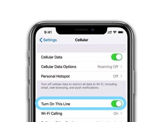 turn off dual sim mode