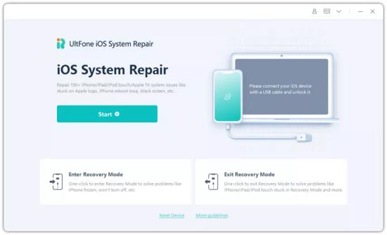 ultfone ios system repair