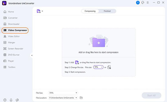 uniconverter video compressor