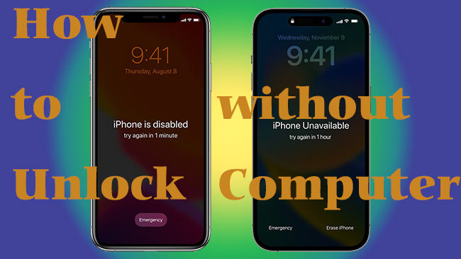 how to unlock iphone 6 disabled without computer