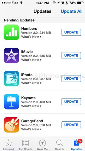 update twitter