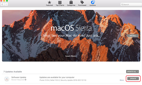 update mac os