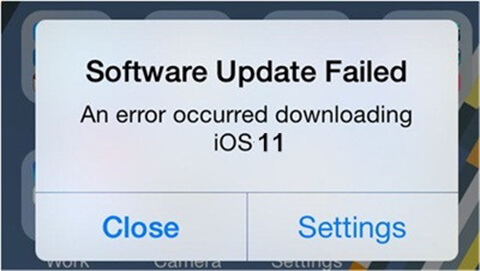 update problem ios 11