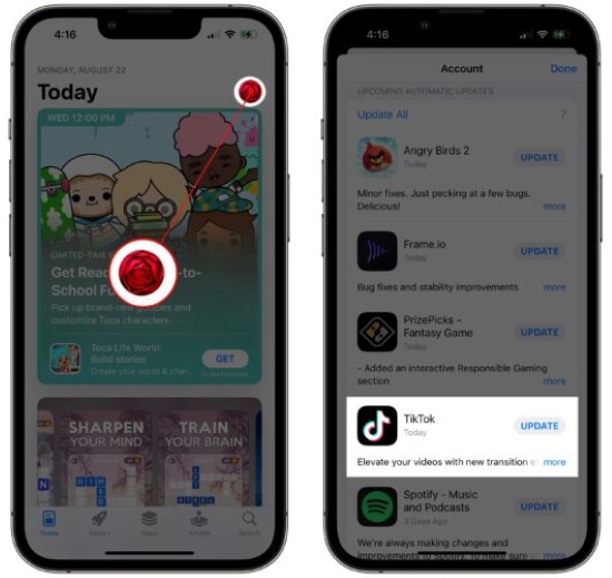 update tiktok to the latest version
