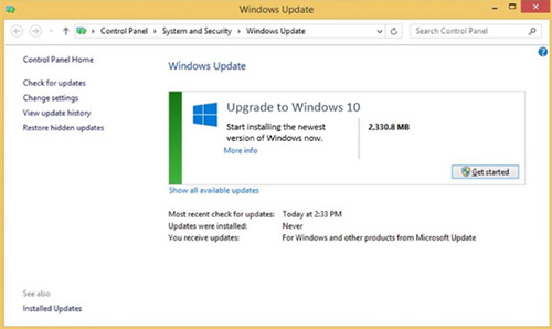 update windows os