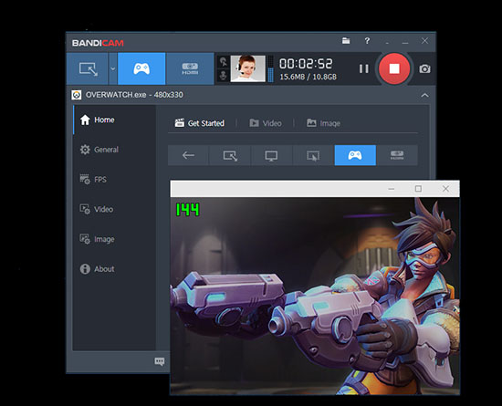 bandicam record games