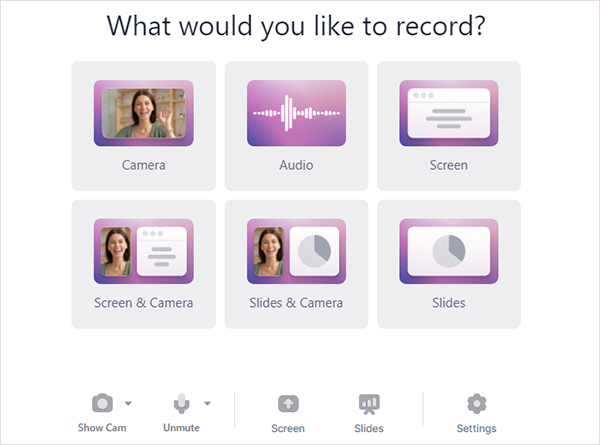 veed.io webcam recorder