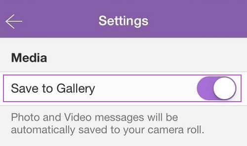 viber settings media