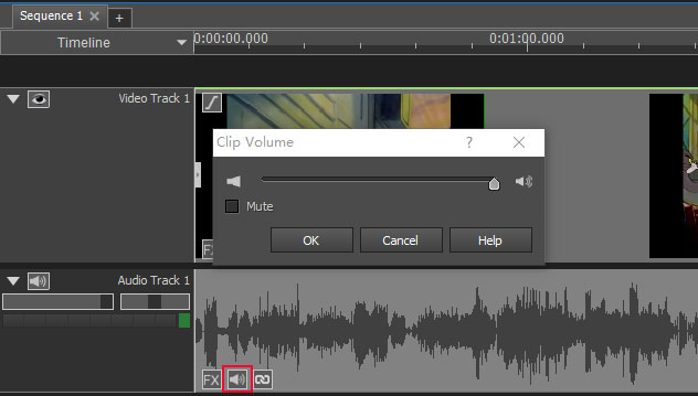 make youtube video louder with videopad