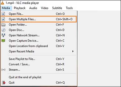 vlc om mp3-bestanden te openen