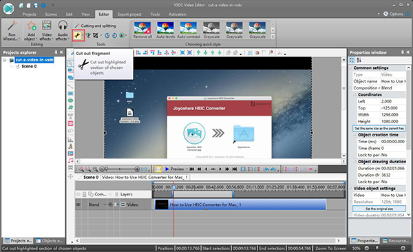 how to cut video on vsdc how to cut video on vsdc