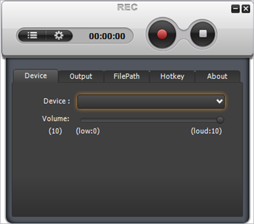 weeny free audio recorder
