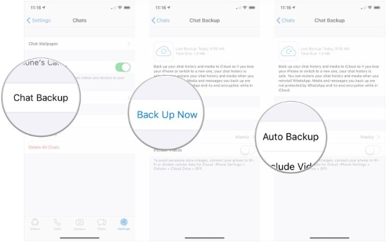 automatic backup whatsapp