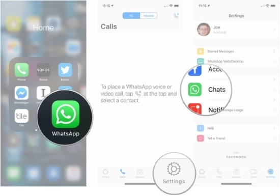 manual backup whatsapp
