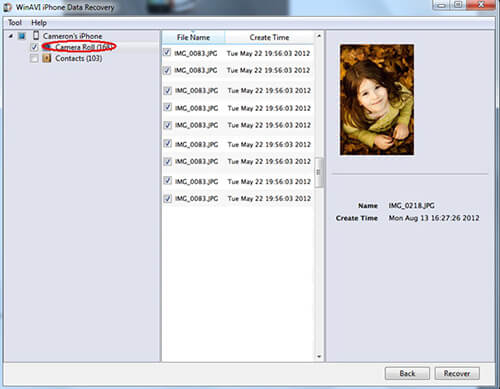 winavi iphone data recovery