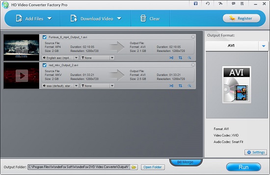 wonderfox hd video converter factory pro