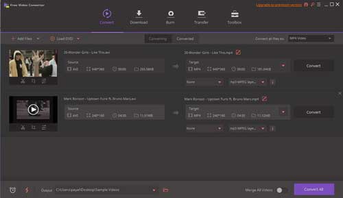wondershare free video converter