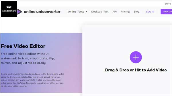 wondershare free video editor