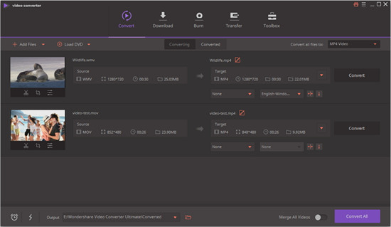 wondershare video converter ultimate
