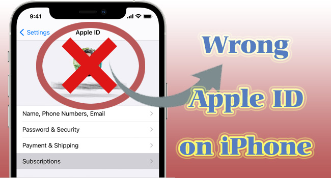 my apple id number is wrong