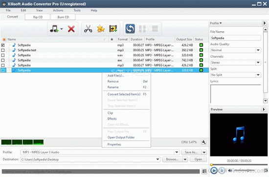 xilisoft audio converter pro